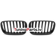 BMW X5 E70 (07-13), X6 E71 (08-14) priekšējās restes melnas/matētas