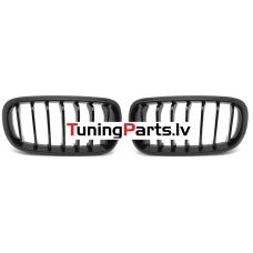 BMW X5 F15 (13-18), X6 F16 (14-19) priekšējās restes melnas/glancētas BMW X5 F15 (13-18), X6 F16 (14-19) priekšējās restes melnas/glancētas