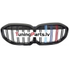BMW F40 (19-24) priekšējās restes melnas/glancētas dubultās 3 krāsu