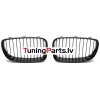 BMW E87/E81/E82/E88 (07-13) priekšējās restes melnas/glancētas
