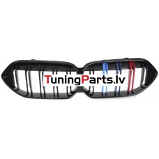 BMW F44 (19-24) riekšējās restes melnas/glancētas dubultās 3 krāsu
