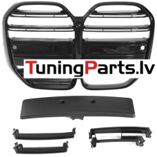 BMW G22/G23 (20-...) priekšējās restes melnas/glancētas