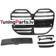 BMW G26 (21-...) priekšējās restes melnas/glancētas