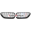 BMW F12/F13 (11-18) priekšējās restes melnas/glancētas dubultās 3 krāsu