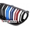 BMW F12/F13 (11-18) priekšējās restes melnas/glancētas dubultās 3 krāsu