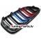 BMW F12/F13 (11-18) priekšējās restes melnas/glancētas dubultās 3 krāsu