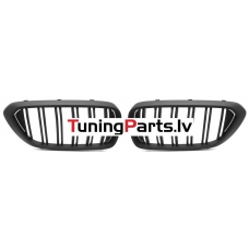 BMW G32 (17-20) priekšējās restes melnas/matētas dubultās