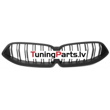 BMW G14/G15 (18-22) priekšējās restes melnas/matētas dubultās