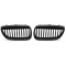 BMW E92/E93 (07-10) priekšējās restes, melnas/glancētas