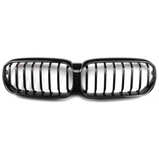 BMW G30/G31 (20-23) priekšējās restes, melnas/glancētas