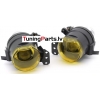 BMW E60/E61 (03-07), E90/E91 (05-12) M pack, E46 coupe/cabrio (03-07), X3 E83 (04-06) M pack, E63/E64 miglas lukturi ar lēcu, dzelteni