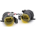 BMW E60/E61 (03-07), E90/E91 (05-12) M pack, E46 coupe/cabrio (03-07), X3 E83 (04-06) M pack, E63/E64 miglas lukturi ar lēcu, dzelteni