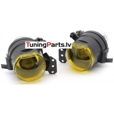 BMW E60/E61 (03-07), E90/E91 (05-12) M pack, E46 coupe/cabrio (03-07), X3 E83 (04-06) M pack, E63/E64 miglas lukturi ar lēcu, dzelteni