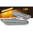 BMW E60; E46 sedan/touring (01-05); E90; E81 LED sānu pagriezienu rādītāji, balti