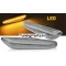 BMW E60; E46 sedan/touring (01-05); E90; E81 LED sānu pagriezienu rādītāji, balti