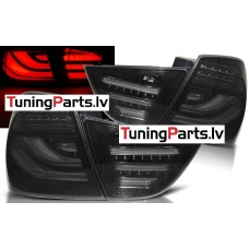BMW E90 (09-11) aizmugurējie LED lukturi, melni/tonēti