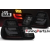 BMW E46 sedana (98-01) aizmugurējie LED BAR lukturi, melni/tonēti