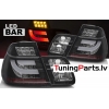BMW E46 sedana (01-05) aizmugurējie LED BAR lukturi, melni