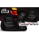 BMW E46 sedana (01-05) aizmugurējie LED BAR lukturi, melni/tonēti