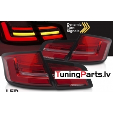 BMW F10 (10-13) aizmugurējie LED BAR lukturi, dinamiskie pagriezieni, sarkani