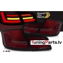 BMW F10 (10-13) aizmugurējie LED BAR lukturi, dinamiskie pagriezieni, sarkani/tonēti