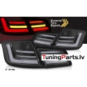 BMW F10 (10-13) aizmugurējie LED BAR lukturi, dinamiskie pagriezieni, melni