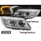 BMW E90/E91 (09-11) priekšējie lukturi, 3D LED, xenona, hromēti