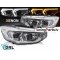 BMW F32/F33 (13-17) priekšējie lukturi, 3D LED, xenona, DRL, hromēti