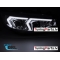 BMW F32/F33 (13-17) priekšējie lukturi, 3D LED, xenona, DRL, hromēti