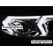 BMW F32/F33 (13-17) priekšējie lukturi, 3D LED, xenona, DRL, hromēti