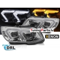 BMW E92/E93 (10-13) priekšējie lukturi, 3D LED, xenona, DRL, hromēti