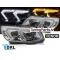 BMW E92/E93 (10-13) priekšējie lukturi, 3D LED, xenona, DRL, hromēti