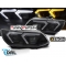 BMW E92/E93 (10-13) priekšējie lukturi, 3D LED, xenona, DRL, melni