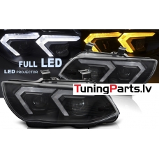 BMW E92/E93 (10-13) priekšējie FULL LED DRL lukturi, melni BMW E92/E93 (10-13) priekšējie FULL LED DRL lukturi, melni