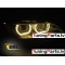 BMW E92/E93 (06-10) priekšējie lukturi, 3D LED eņģeļ acis, melni, Xenona, DRL BMW E92/E93 (06-10) priekšējie lukturi, 3D LED eņģeļ acis, melni, Xenona, DRL