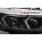 BMW F32/F33 (13-17) priekšējie FULL LED DRL lukturi, melni