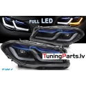 BMW F10/F11 (10-13) priekšējie lukturi FULL LED DRL