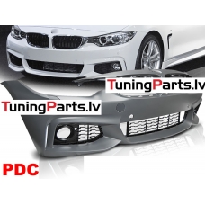 BMW F32/F33/F36 (13-...) priekšējais bamperis ar PDC, M-tech style