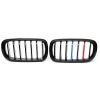 BMW X5 F15 (13-18), X6 F16 (14-19) priekšējās restes melnas/glancētas 3 krāsu