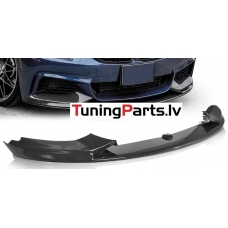 BMW F32/F33/F36 13-... M PERFORMANCE priekšējā bampera uzlika, melnas / glancētas