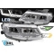 Chevrolet Camaro (16-18) priekšējie lukturi FULL LED TUBE DRL SEQ, hromēti