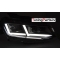 Chevrolet Camaro (16-18) priekšējie lukturi FULL LED TUBE DRL SEQ, melni