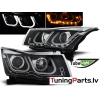 Chevrolet Cruze (09-12) priekšējie LED lukturi + LED pagriezieni, melni, ASV versija