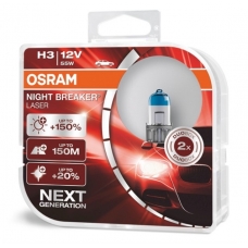 H3 Osram Night Breaker Laser +150% spuldzes