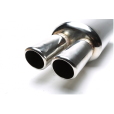 Izpūtējs - ieeja 63mm, izeja - 2x76mm, 2 apaļi slīpi gali