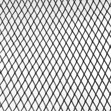 Alumīnija dekoratīvais siets 100x33cm, melns