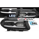 Dodge Charger (14-23) priekšējie lukturi FULL LED DRL, melni