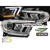 Dodge Durango (10-13) priekšējie lukturi LED TUBE, hromēti, SEQ, xenona