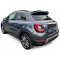 Fiat 500X (14-...) aizmugurējā stikla spoileris melns/glancēts