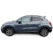 Fiat 500X (14-...) aizmugurējā stikla spoileris melns/glancēts